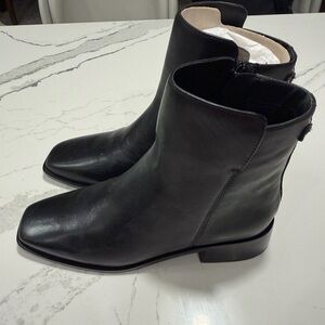 Sam Edelman Black Leather Ankle Booties